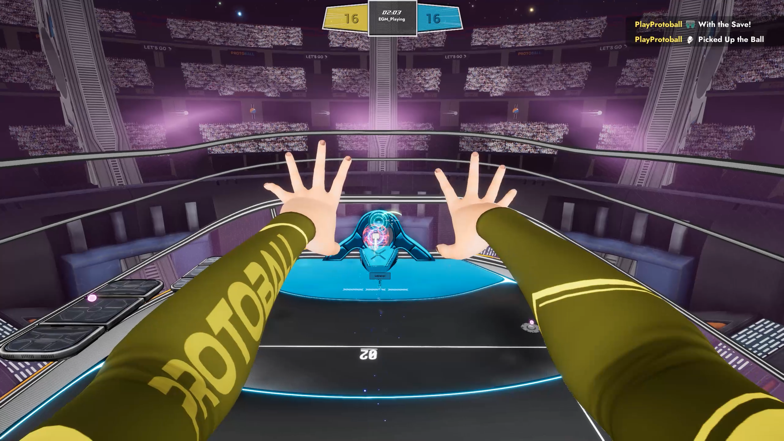 Protoball Sport Mode scoring